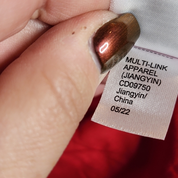 NWT Max Studio Kids Red Christmas Plaid Sateen Dress Velevt Bow Size 6 - Picture 9 of 14